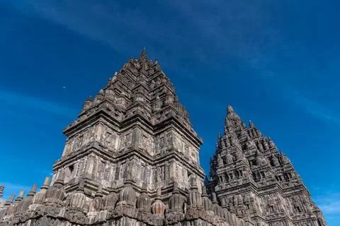 Prambanan, complex of ancient Hindu temples in Central Java, Yogyakarta, In.. Stock-Fotos
