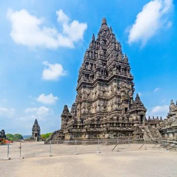 Prambanan hindu temple, java Fotos Stock