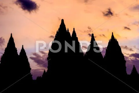 Prambanan Hindu temples, UNESCO World Heritage Site, near Yogyakarta, Java, Stock Photos