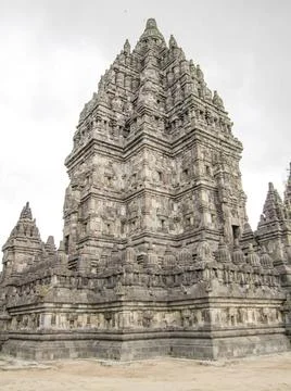 Prambanan in Java Hindu temple named Candi Prambanan located in Java, a is... Foto stock