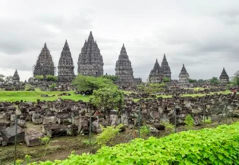 Prambanan in Java Fotos de archivo