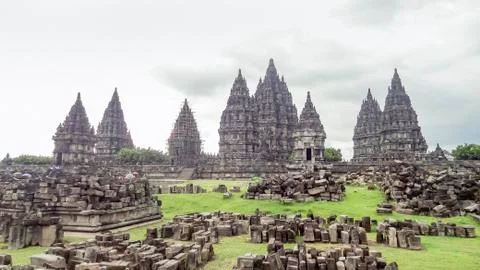 Prambanan in Java Fotos Stock