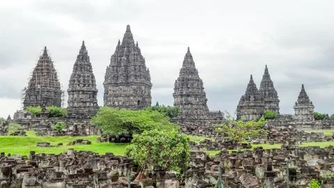 Prambanan in Java Fotos Stock