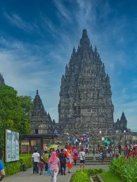 Prambanan temple, Central Java, Indonesia Stock Photos