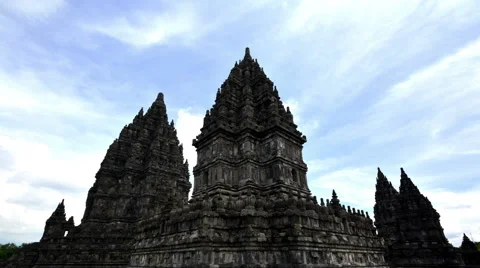 Prambanan Temple Close Up Timelapse 4K 스톡 동영상 45590381