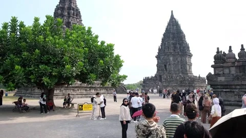 Prambanan temple complex Stock Footage 276938837