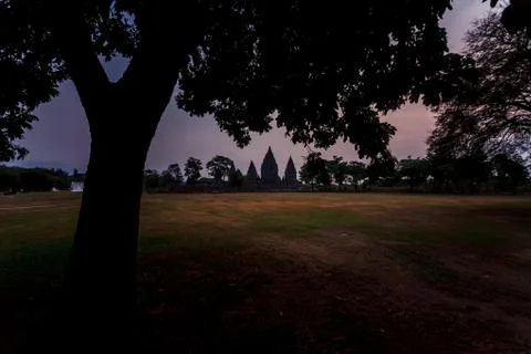Prambanan temple complex in Java, Indonesia Foto stock
