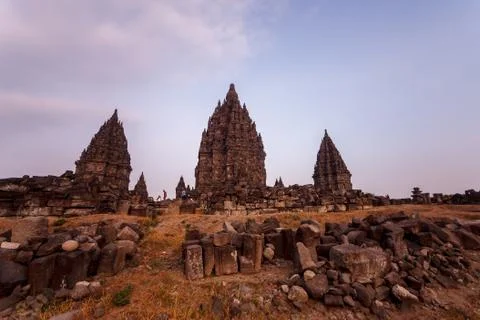 Prambanan temple complex in Java, Indonesia Stock-Fotos