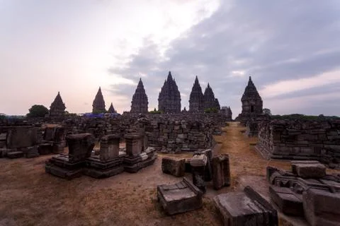 Prambanan temple complex in Java, Indonesia Stock-Fotos