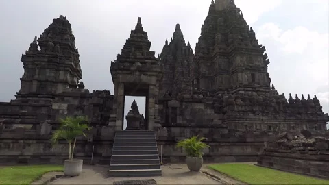 Prambanan Temple Compound, Main Temples, Java, Indonesia Vídeos de archivo 312574091