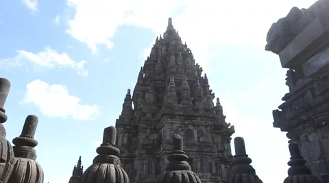 Prambanan Temple Compounds Stock Footage 49961480