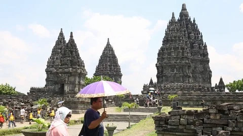 Prambanan Temple Compounds, Java, Indonesia Stock-Footage 127372301