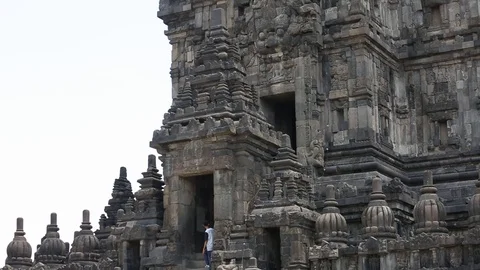 Prambanan Temple Compounds, Java, Indonesia Stock-Footage 127372318