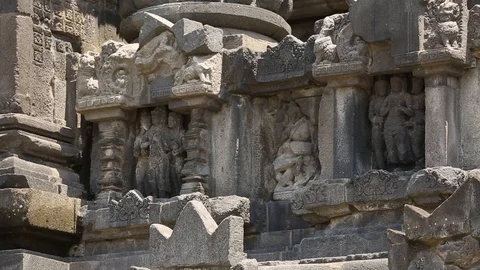Prambanan Temple Compounds, Java, Indonesia Stock Footage 127372334