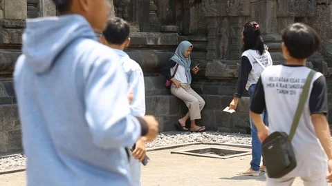 Prambanan Temple Compounds, Java, Indonesia Stock-Footage 127372390