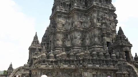 Prambanan Temple Compounds, Java, Indonesia Stock Footage 127372426