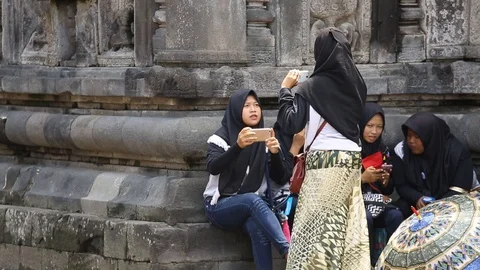 Prambanan Temple Compounds, Java, Indonesia Stock-Footage 127372475
