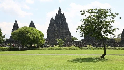 Prambanan Temple Compounds, Java, Indonesia Stock-Footage 127372497