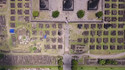 Prambanan Temple Compounds, Java, Indonesia Video stock 129759318