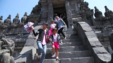 Prambanan temple 스톡 동영상 946838