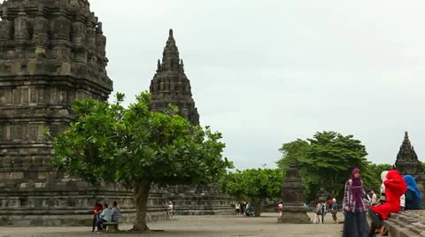 Prambanan temple Stock Footage 22293070