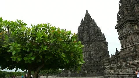 Prambanan temple Stock Footage 22293403