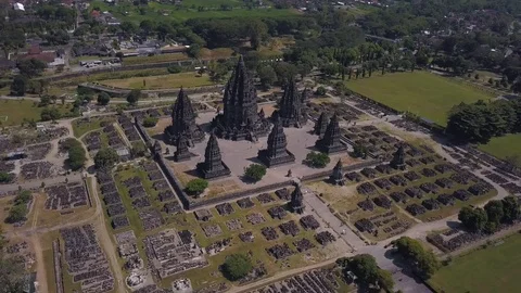 Prambanan temple Stock Footage 113280479