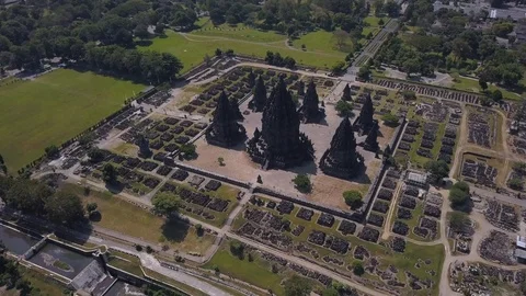 Prambanan temple Stock Footage 113280535
