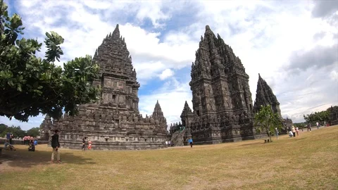 Prambanan temple Stock Footage 129983465