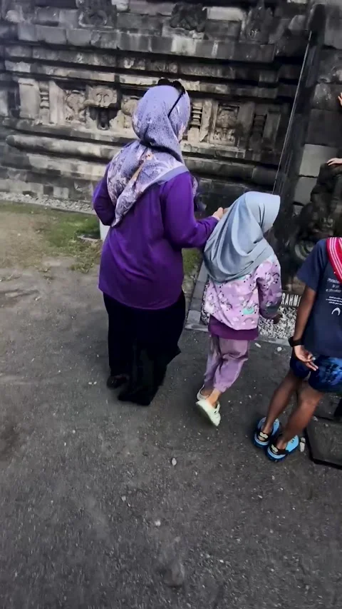 Prambanan temple Video stock 310437283
