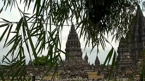 Prambanan temple. Java. Indonesia Video stock 10806121