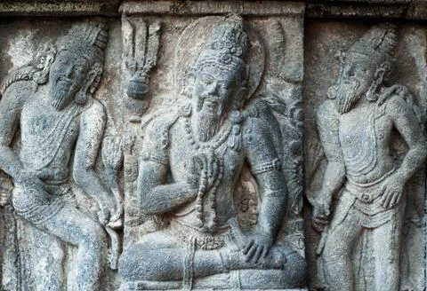 Prambanan temple, java, indonesia Stock Photos