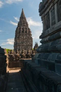 Prambanan temple, java, indonesia 스톡 사진