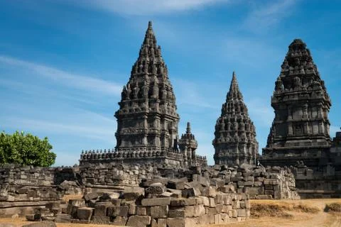Prambanan temple, java, indonesia Stock Photos