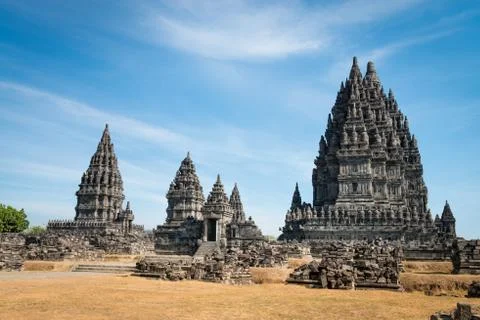 Prambanan temple, java, indonesia Fotos Stock