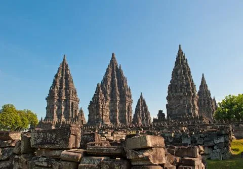 Prambanan temple, java, indonesia Fotos de archivo