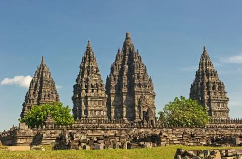 Prambanan temple, java, indonesia Stock Photos