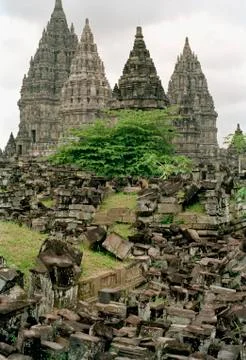 Prambanan Temple, Java, Indonesia Foto stock