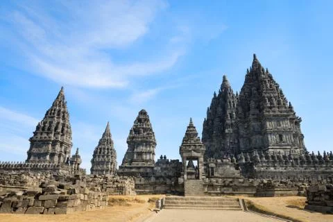Prambanan temple, java, indonesia Fotos Stock