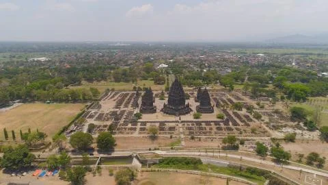 Prambanan temple, Java, Indonesia Fotos Stock