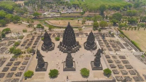 Prambanan temple, Java, Indonesia Stock Photos
