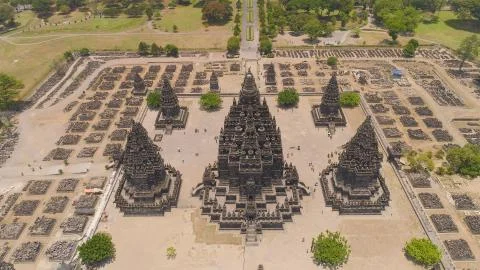 Prambanan temple, Java, Indonesia Stock Photos