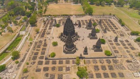 Prambanan temple, Java, Indonesia Stock-Fotos