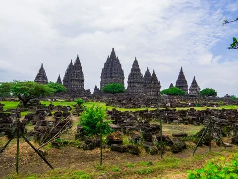 Prambanan Temple, Java, Indonesia Fotos Stock