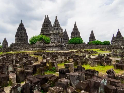 Prambanan Temple, Java, Indonesia Fotos Stock