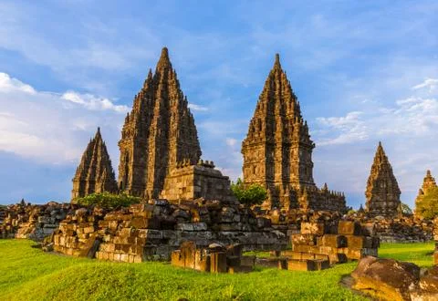 Prambanan temple near Yogyakarta on Java island - Indonesia Fotos Stock
