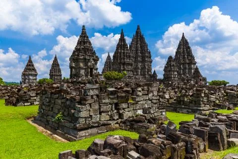 Prambanan temple near Yogyakarta on Java island - Indonesia Fotos Stock