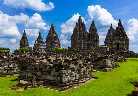 Prambanan temple near Yogyakarta on Java island - Indonesia Fotos de archivo
