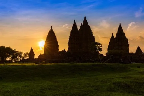 Prambanan temple near Yogyakarta on Java island - Indonesia Fotos de archivo