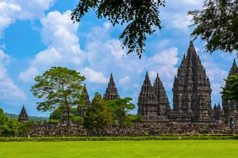 Prambanan temple near Yogyakarta on Java island - Indonesia Fotos de archivo